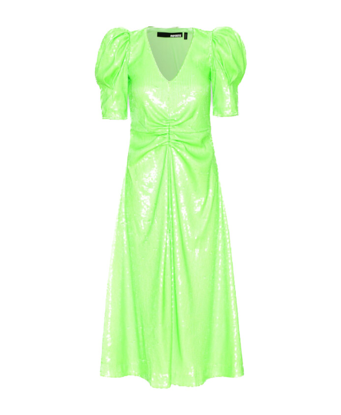 sequin-v-neck-dress-in-green-gecko