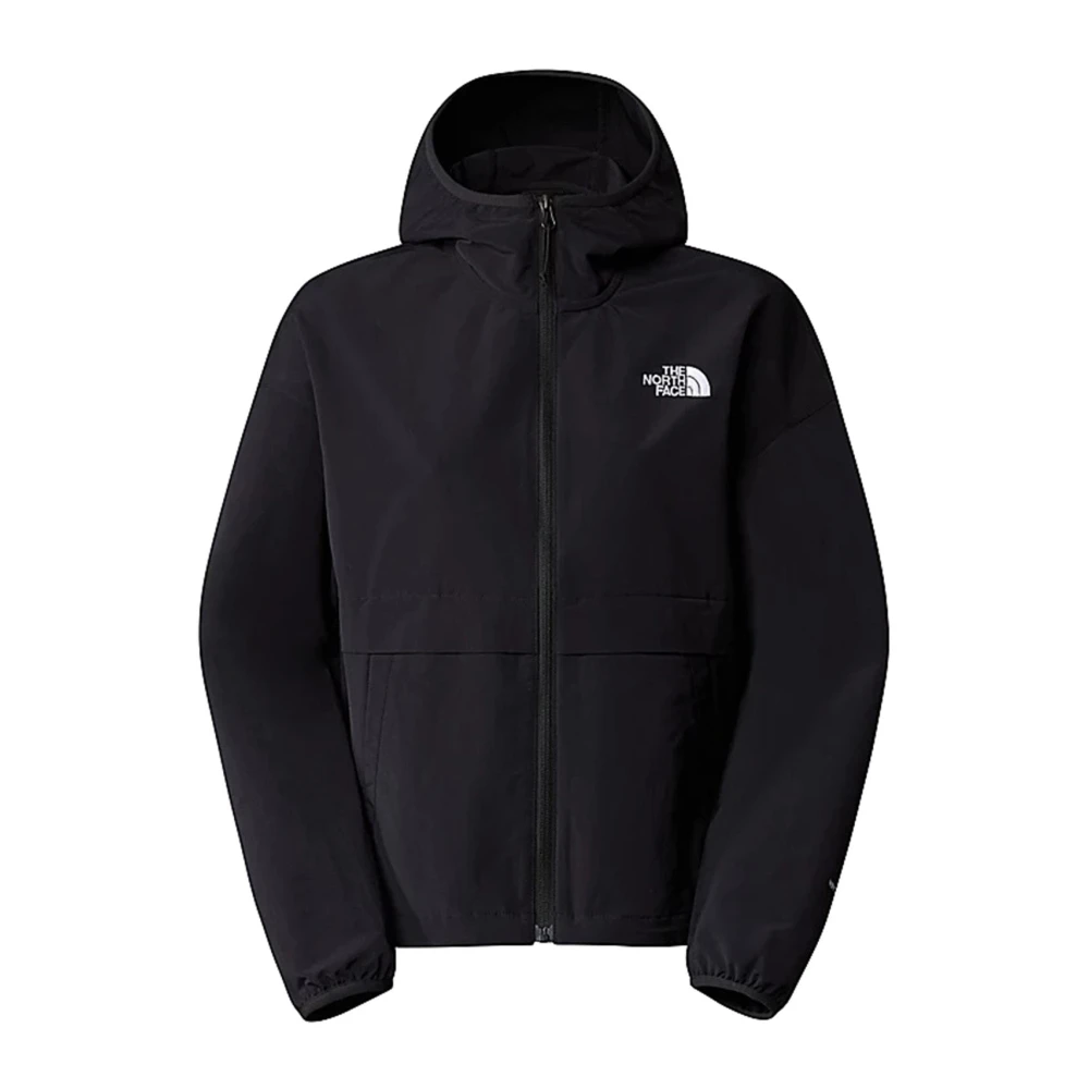 The North Face Easy Wind Hooded Jas Black Dames