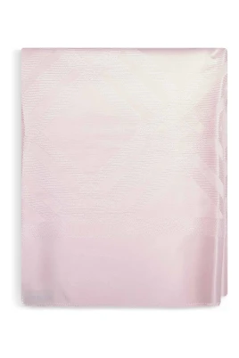Check Jacquard Silk Scarf
