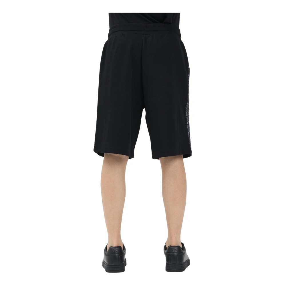 Emporio Armani EA7 Sportieve Zwarte Shorts Lente Zomer Black Heren