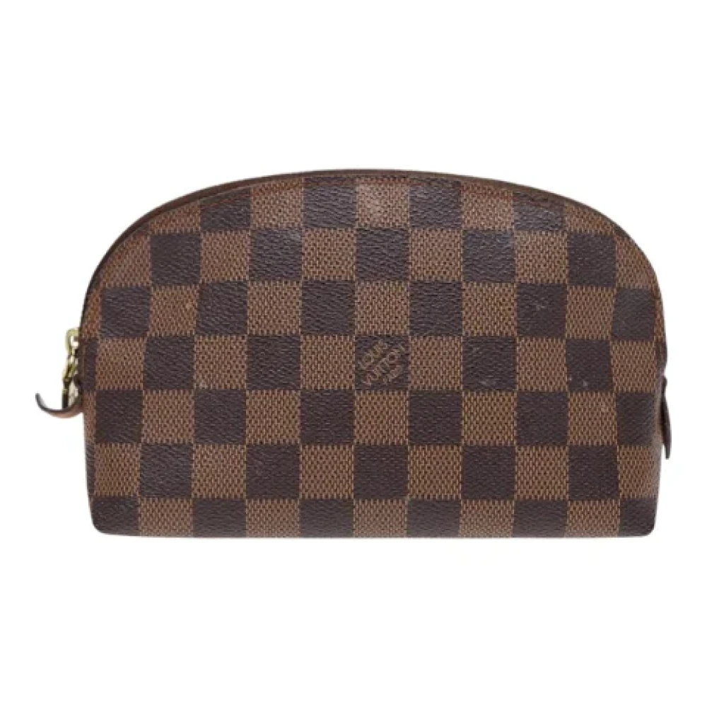 Louis Vuitton Vintage Pre-owned Canvas clutches Brown Dames