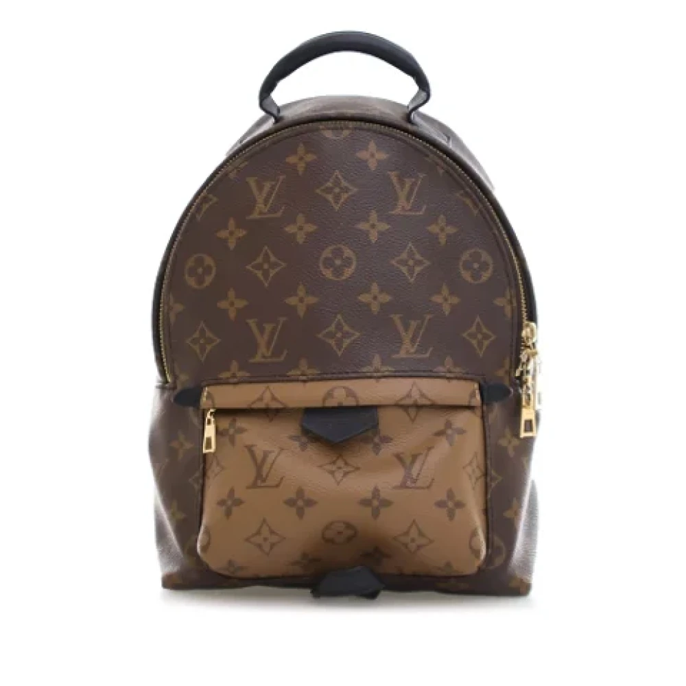 Louis Vuitton Vintage Pre-owned Canvas backpacks Brown Dames