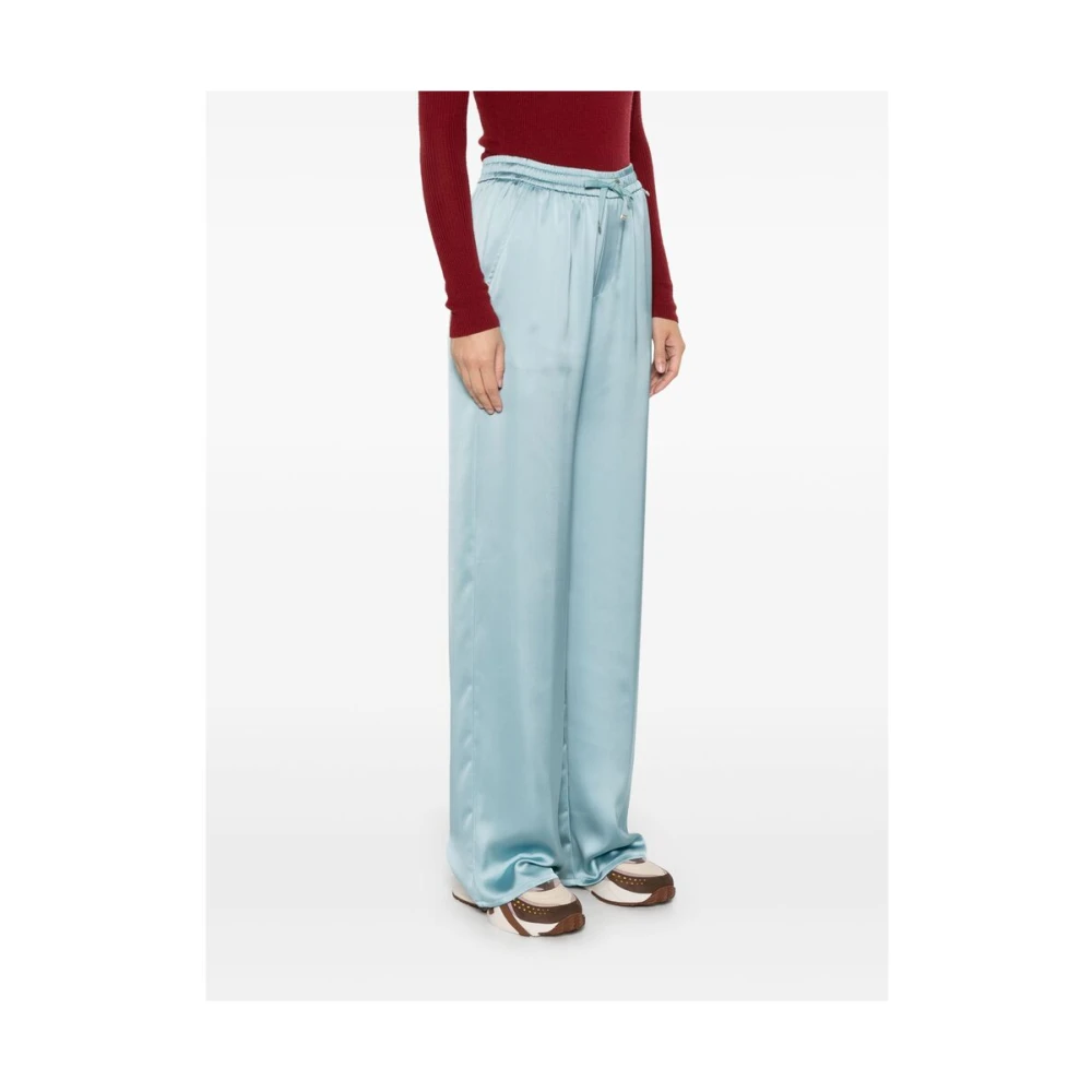 Herno Short met elastische tailleband en trekkoord Blue Dames