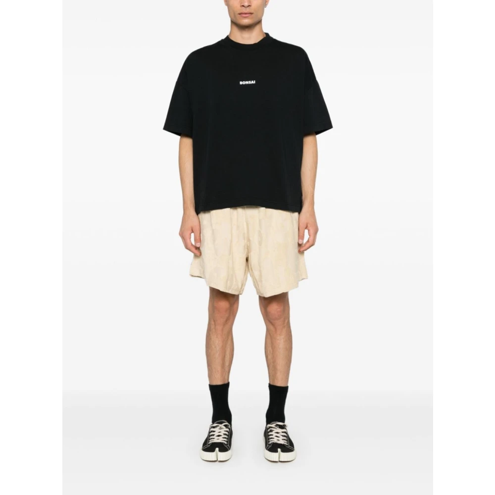 Bonsai Zwarte T-shirts en Polos Black Heren