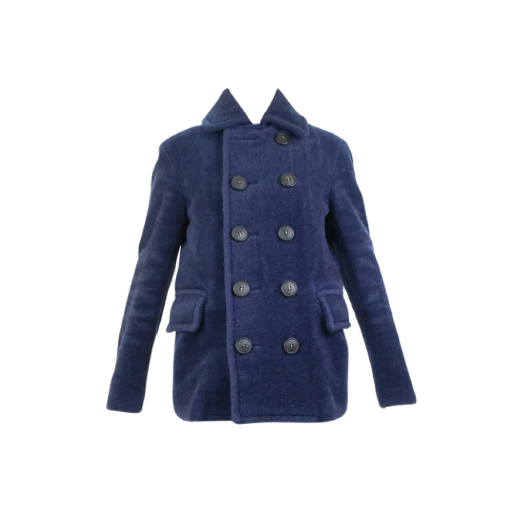 Burberry Vintage Pre-owned Fabric outerwear Blue Dames