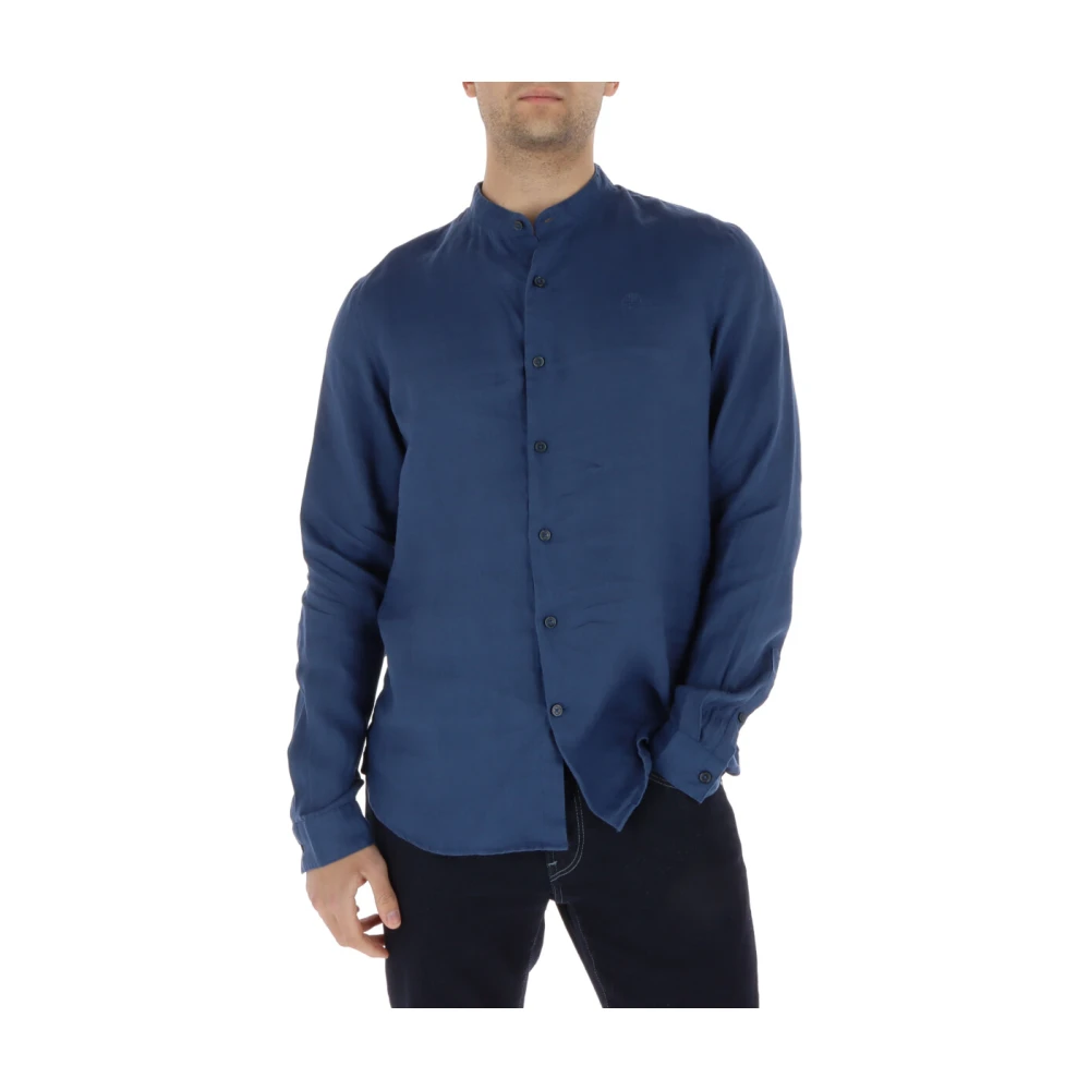 Timberland Blue Mill Brook Linen Shirt - Male - Casual Shirts - 2XL - Shirts