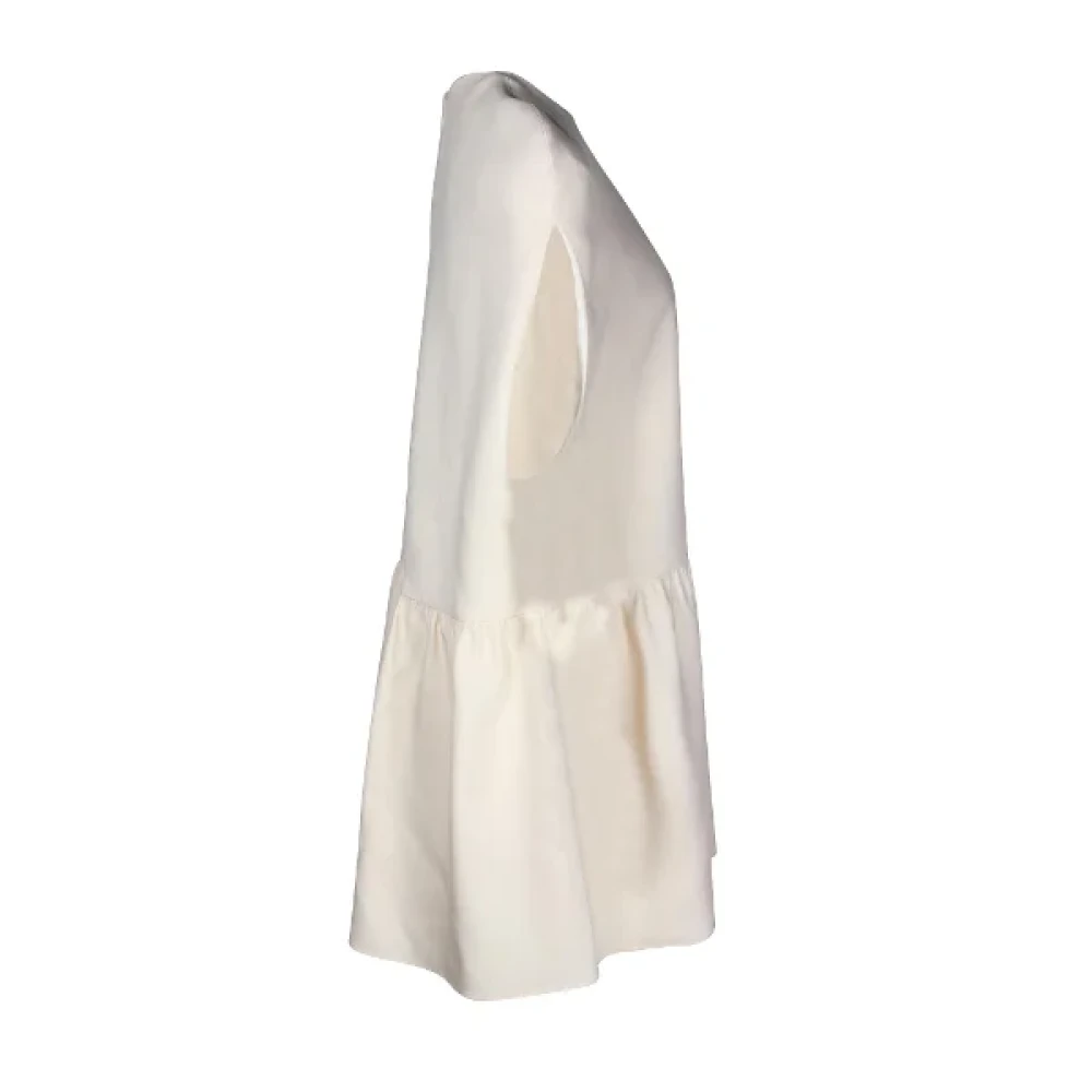 Valentino Vintage Pre-owned Silk dresses White Dames