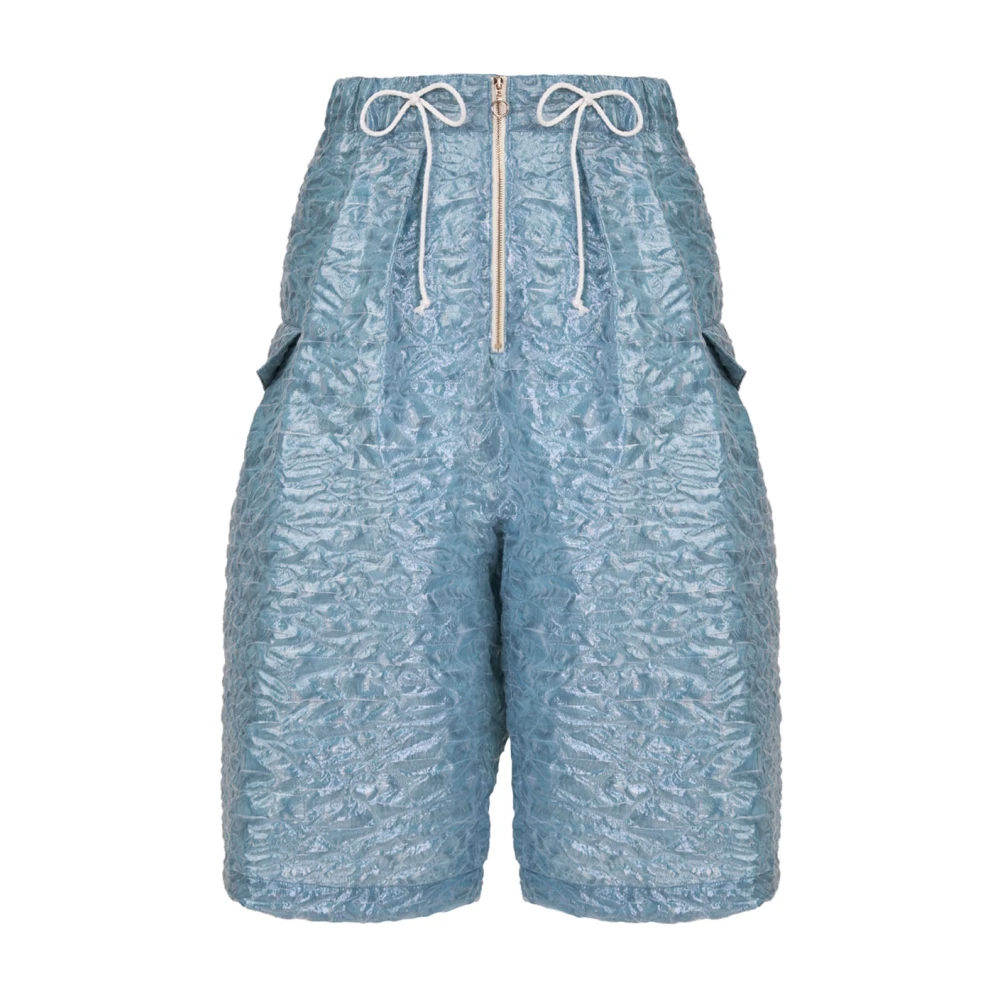 Takaturna Stijlvolle Sea Foam Shorts Blue Dames