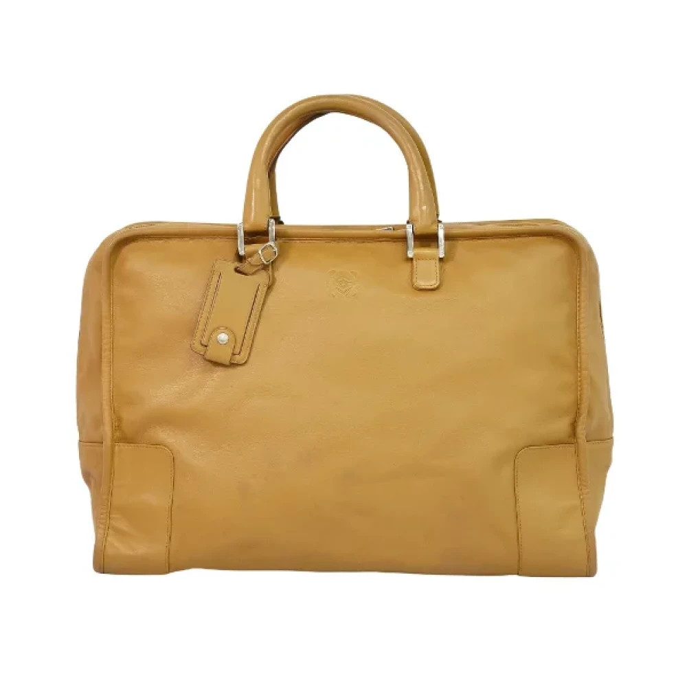 Loewe Pre-owned Leather handbags Brown Dames