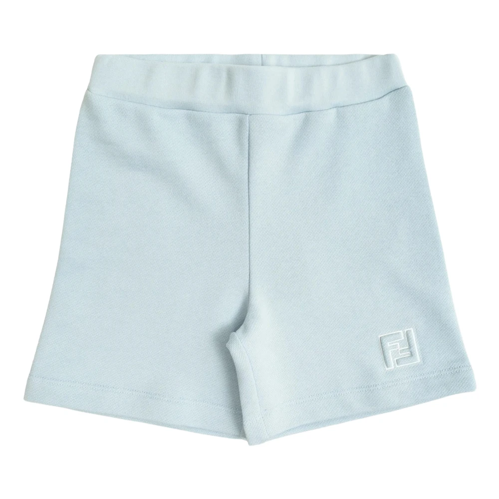 Fendi Boys Blue Logo Shorts - Shorts - 9 M - Kids
