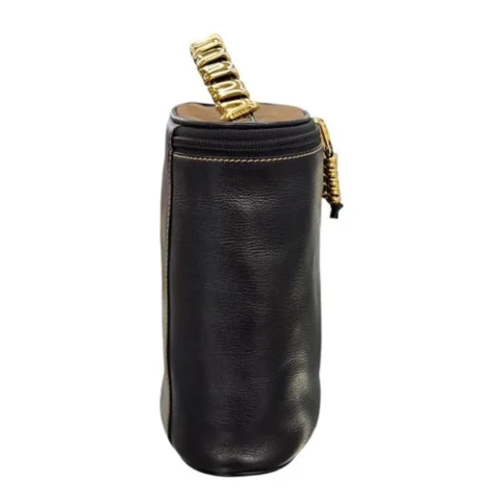 Loewe Pre-owned Leather handbags Black Dames