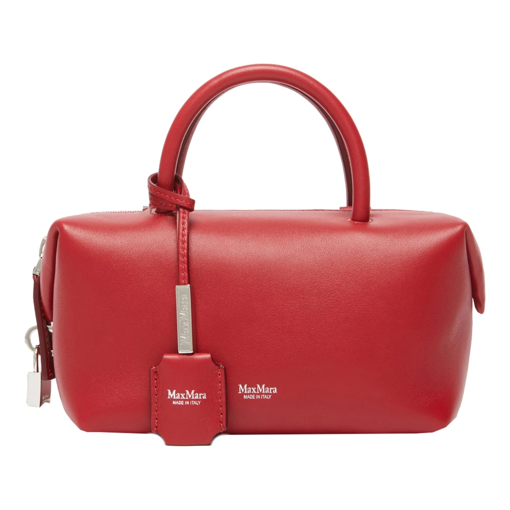 Max Mara Lacca Holdalls Red Dames