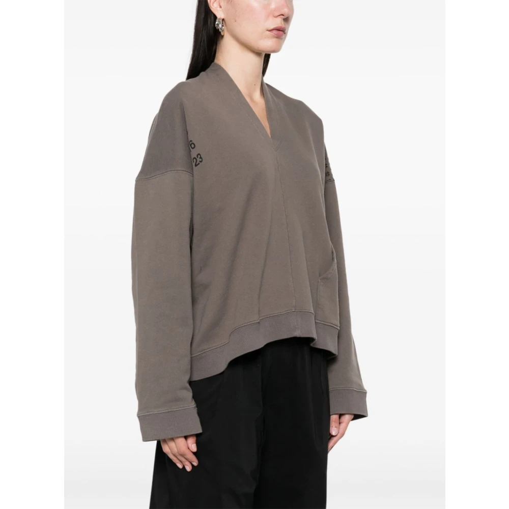 MM6 Maison Margiela Sweatshirt Brown Dames