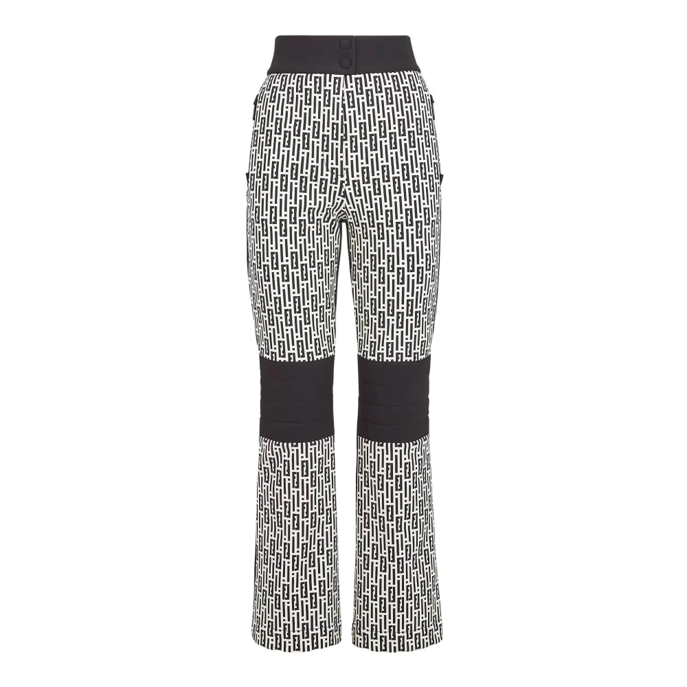 Fendi Ski broek met 75% polyamide 25% elastaan Black Dames