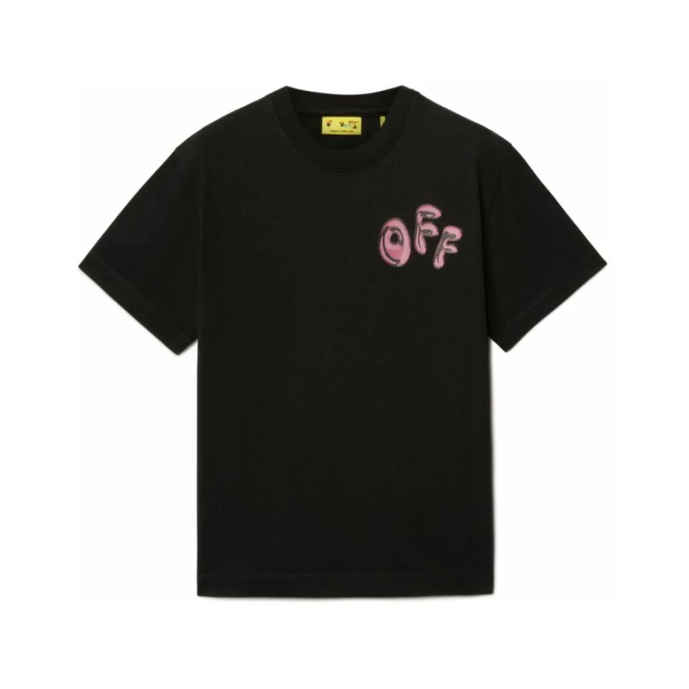 Off White Ballong Pil Tee Svart Fuchsia Black, Flicka