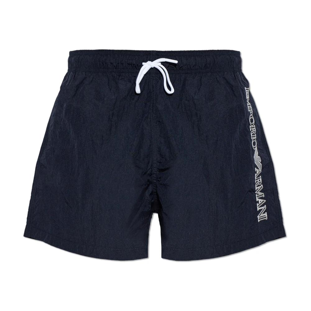 Emporio Armani Uomo Blu Costumi Da Bagno, L, New,