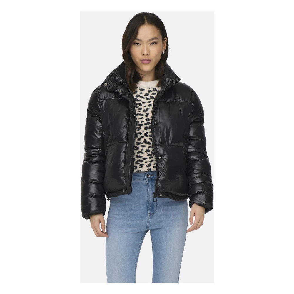 Only Stijlvolle Sky Gewatteerde Jas Black Dames