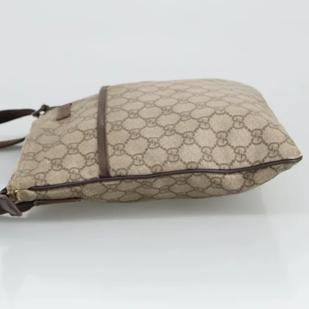Gucci Vintage Pre-owned Canvas gucci-bags Beige Dames