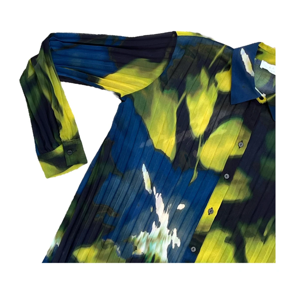 Kaos Damesblouse met lange mouwen synthetisch materiaal Multicolor Dames