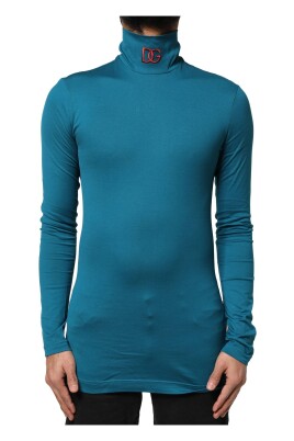 pull-bleu-col-roule-en-coton