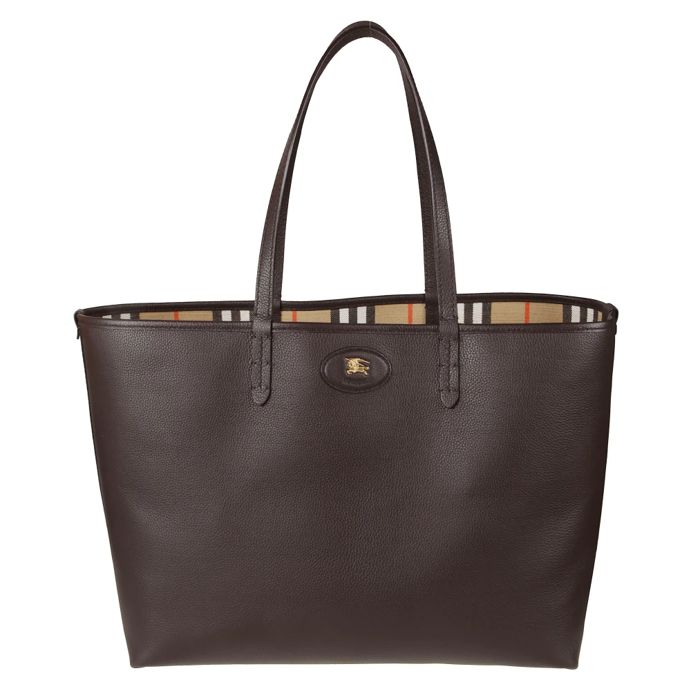 Burberry Women's Brown Shopping Bags, One Size, Bloomsbury Medium Reversible Tote Bag