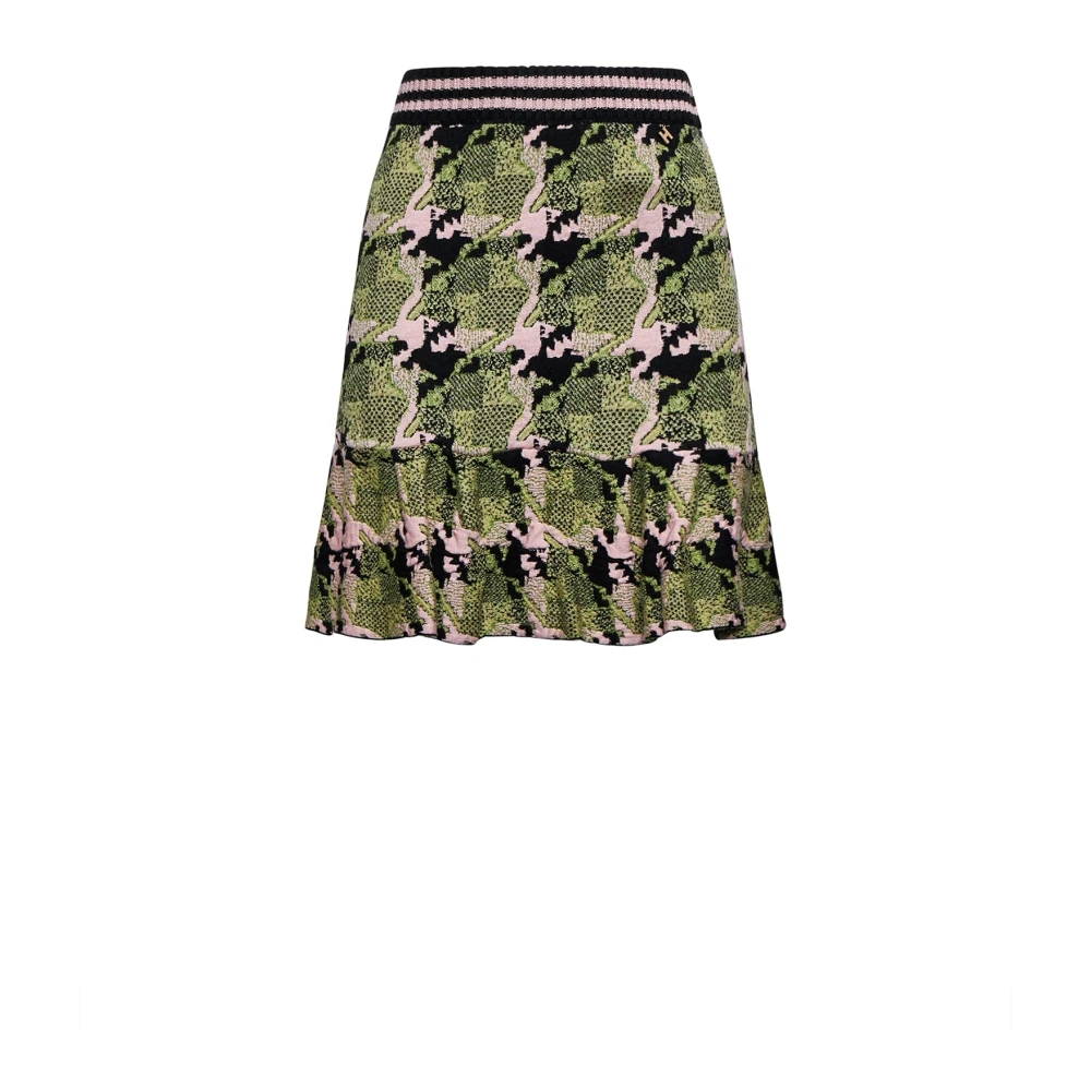 Silvian Heach Mujer Multicolor - Falda Con Motivo A Contraste - Skirts - 2XS