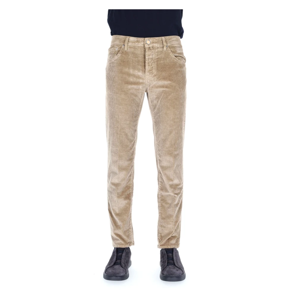 Jacob Cohën Herren Grau Scott Slim Carrot Hose