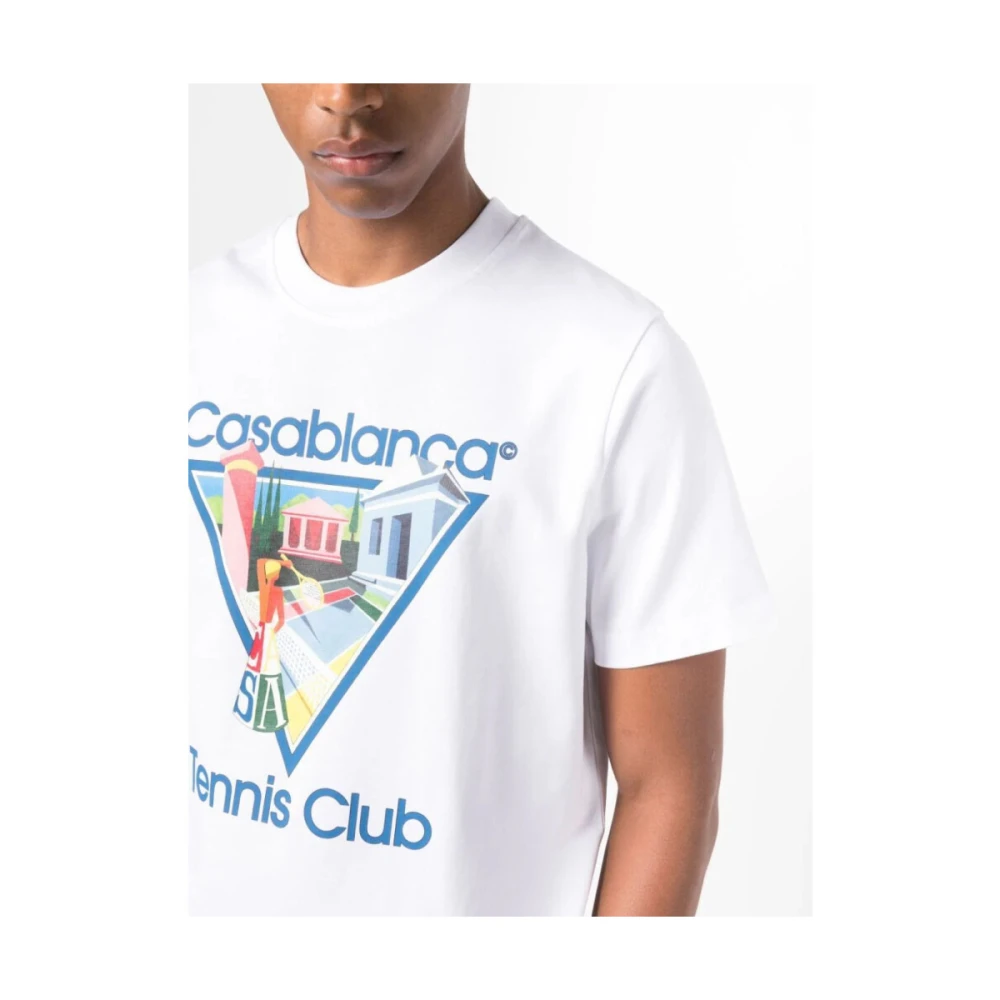 Casablanca La Joueuse T-Shirt White Heren