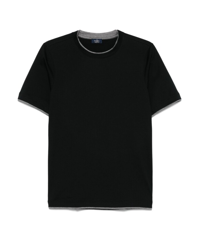 t-shirt-noir-en-coton-avec-col-rond