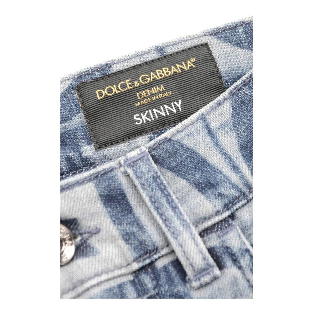 Dolce & Gabbana Heren Slim-Fit Jeans Blue Heren