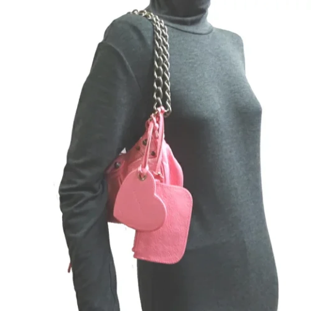 Balenciaga Vintage Pre-owned Leather balenciaga-bags Pink Dames