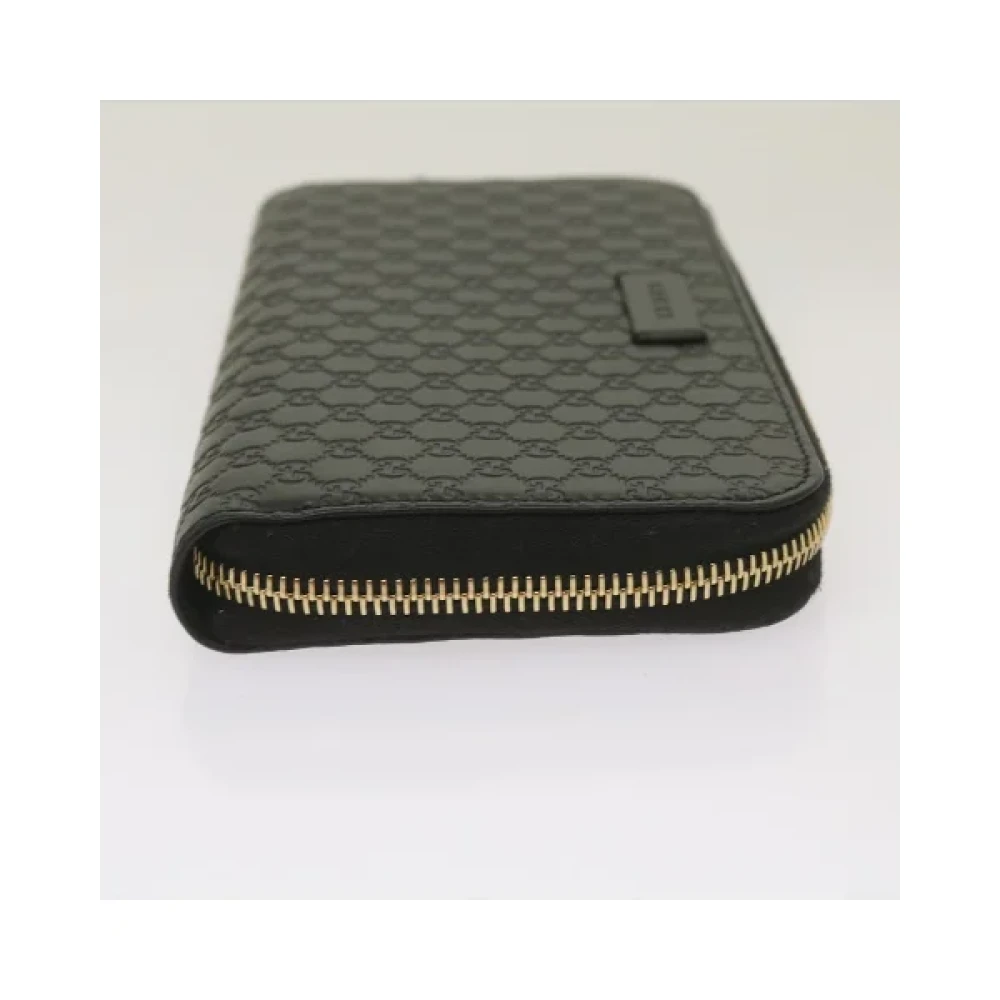 Gucci Vintage Pre-owned Canvas wallets Black Dames