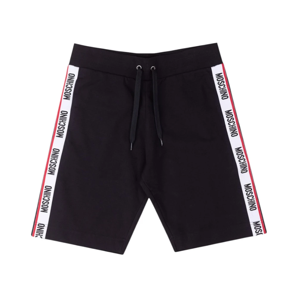 Moschino Men's Black Bermuda Sportivi - Casual Shorts - S - Shorts
