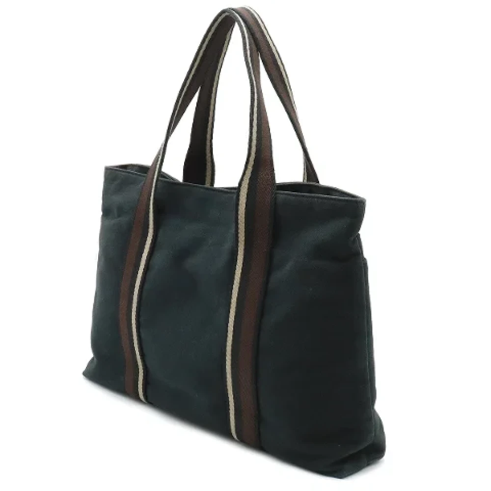 Hermès Vintage Pre-owned Canvas handbags Black Dames
