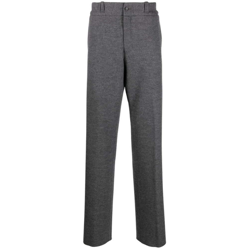 Lanvin Men's Gray Straight Trousers - Straight Trousers - Xl - Trousers