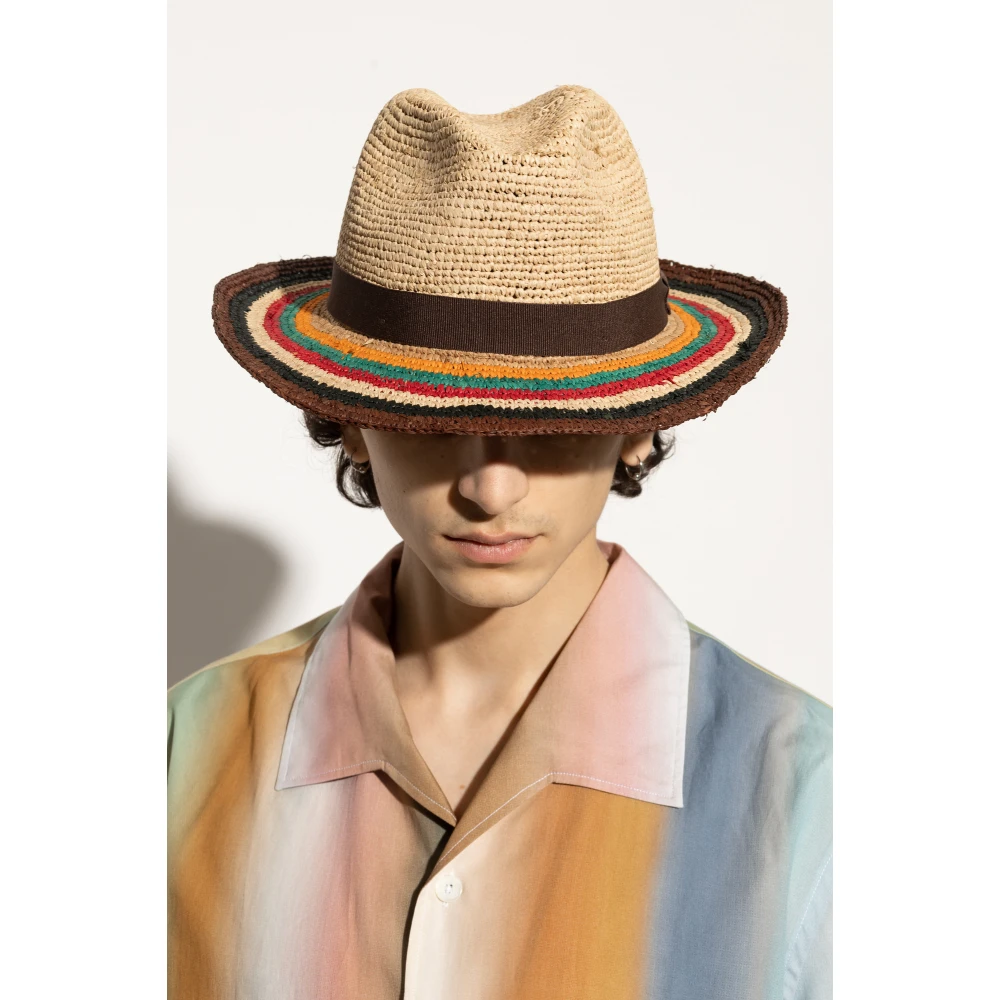 Paul Smith Strohoed Beige Heren