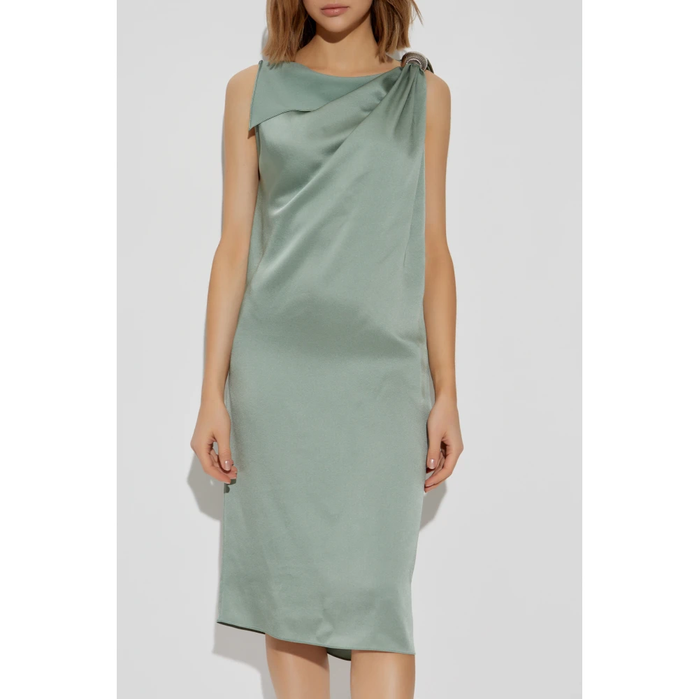 Lanvin Satijnen jurk Green Dames