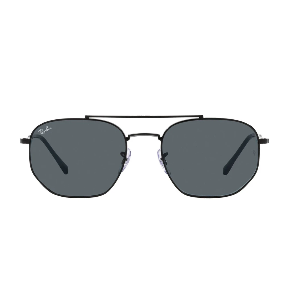Ray-Ban Men's Black Sunglasses, 57 Mm, Irregular Shape Blue Crystal Sunglasses