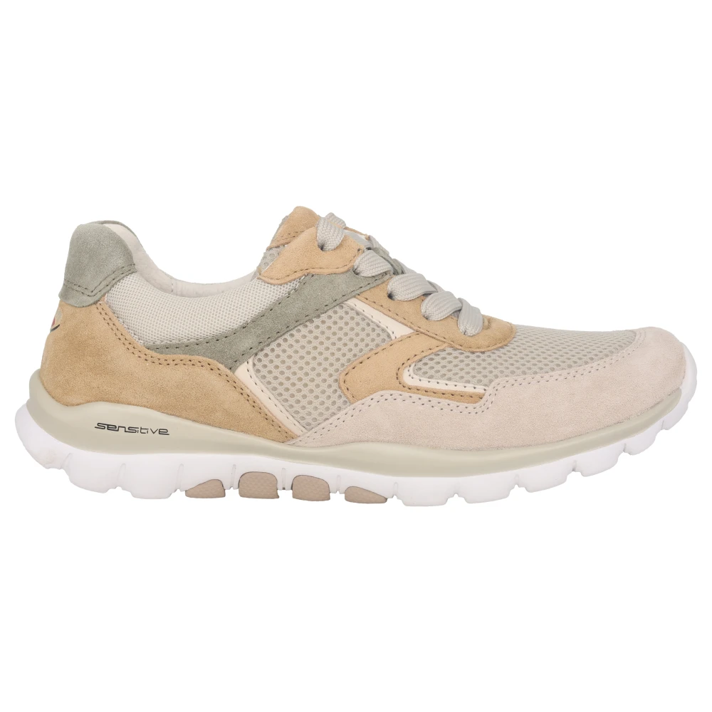 Gabor Rollende Sneaker – Dames Schoenen Beige