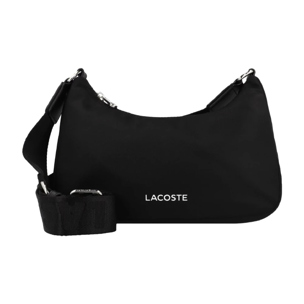 Lacoste Stijlvolle Schoudertas Zwart Black Dames