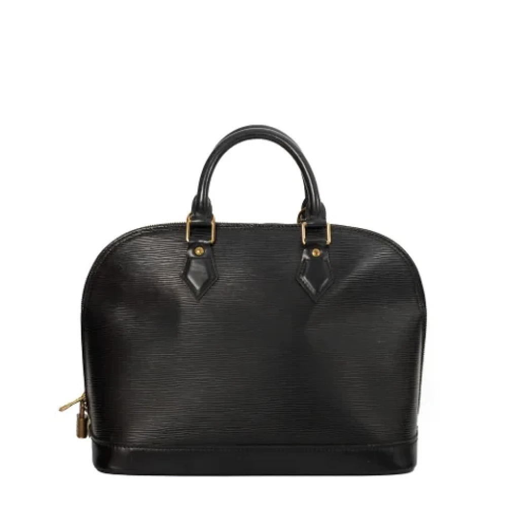 Louis Vuitton Vintage Pre-owned Leather handbags Black Dames