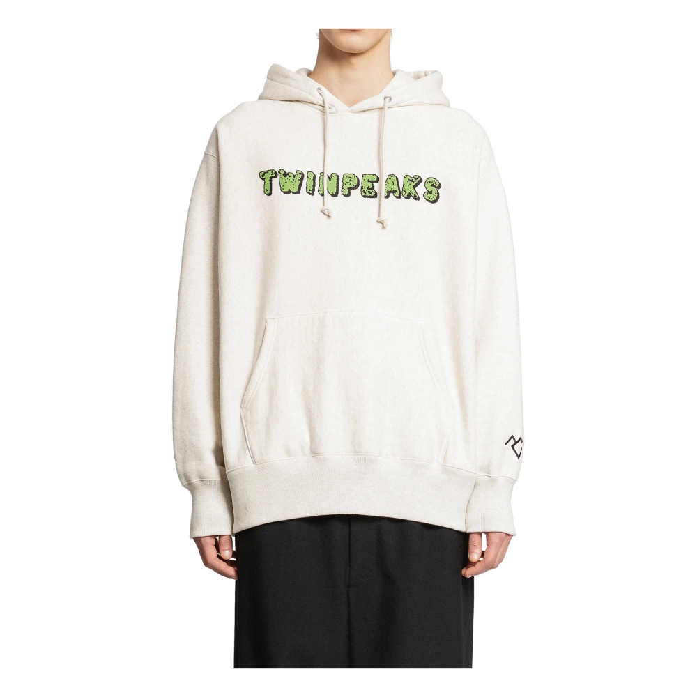 Undercover Grafische Print Hoodie White Heren