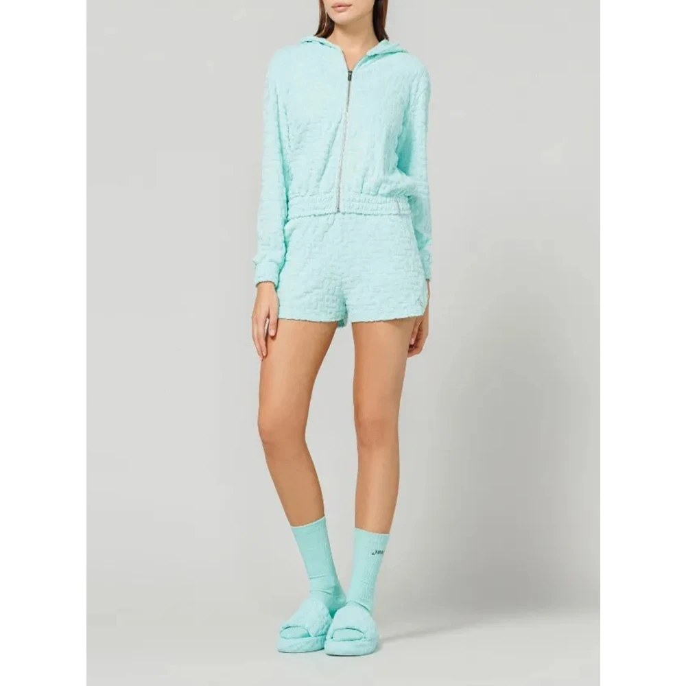 Hinnominate Groene Zip Hoodie Set voor Vrouwen Green Dames