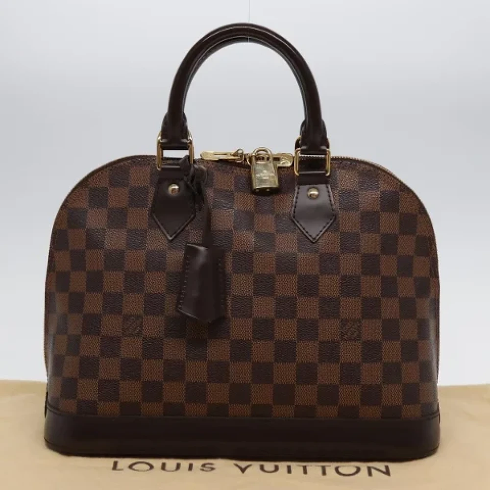 Louis Vuitton Vintage Pre-owned Canvas handbags Brown Dames
