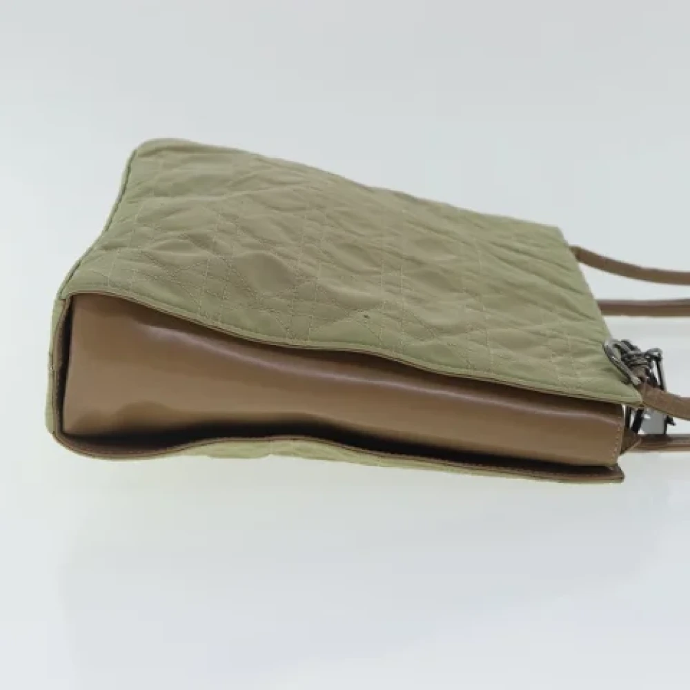 Dior Vintage Pre-owned Fabric dior-bags Beige Dames