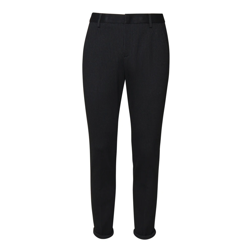 Dondup Slim-Fit Zwarte Broek Black Heren