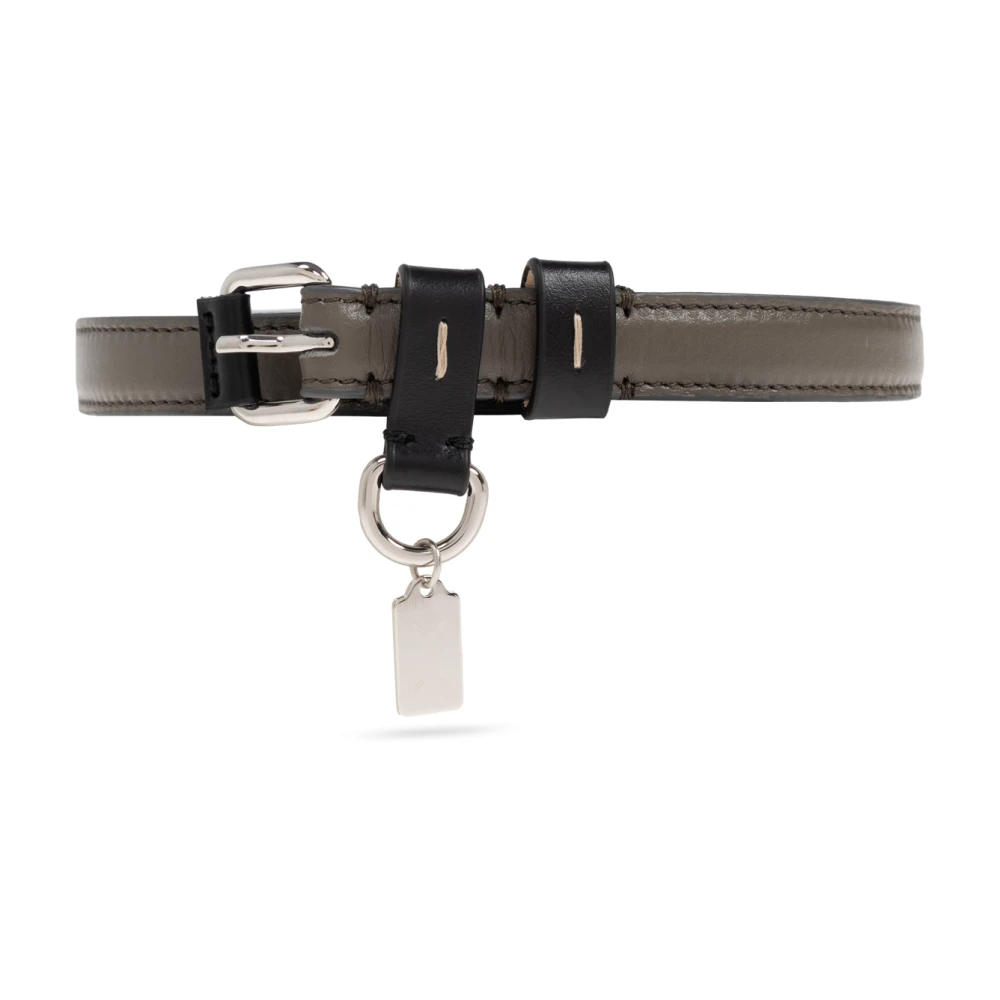 Maison Margiela Leren riem Gray Dames