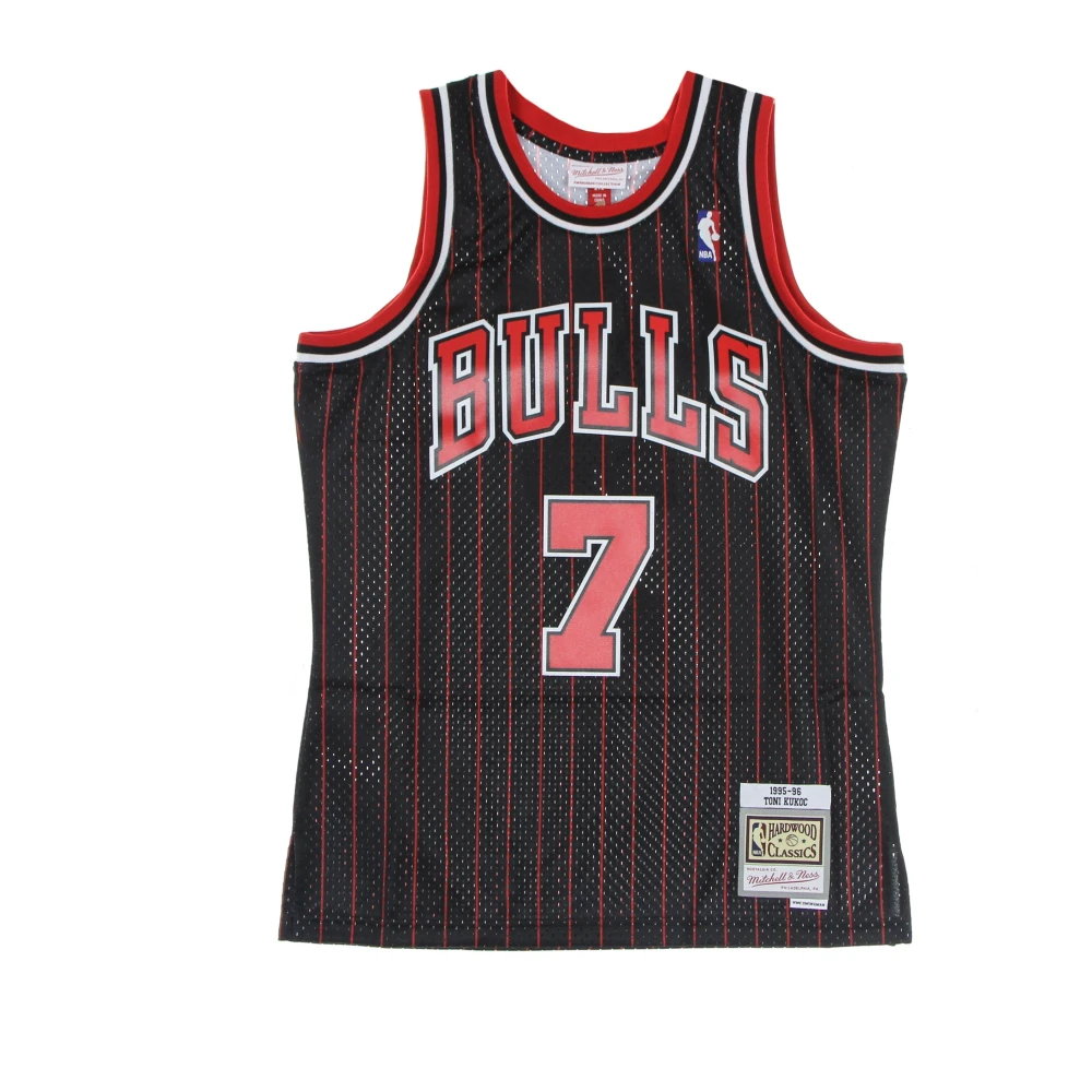 Mitchell & Ness Chicago Bulls Basketball Tank Top Toni Kukoc 1995-96 Black Heren