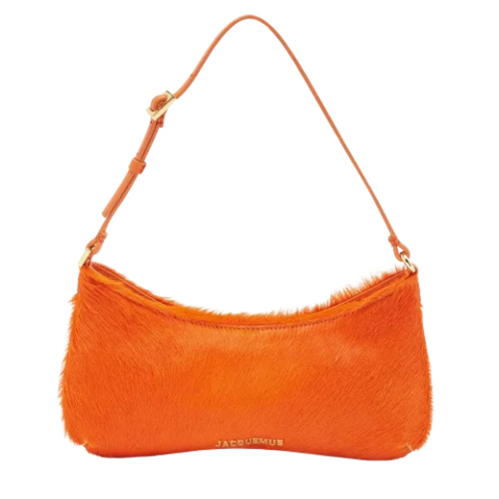 Jacquemus Pre-owned Leather shoulder-bags Orange Dames