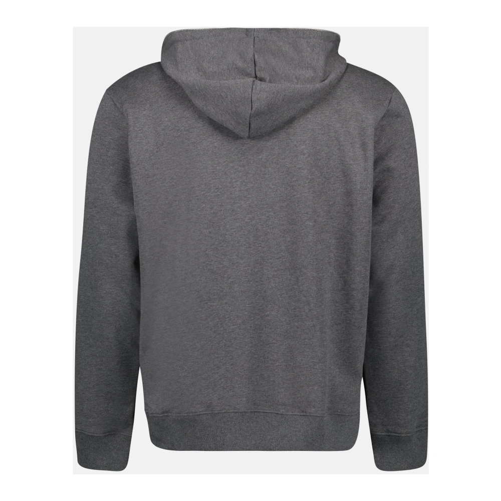 Courrèges Ritssluiting Hoodie Herfst-Winter 2024 Mannen Collectie Gray Heren